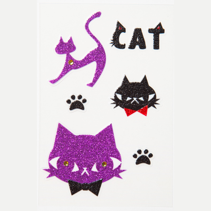 ハロウィングリッターシールの画像