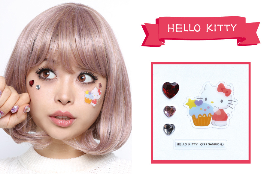 キティーちゃんのフェイスシール