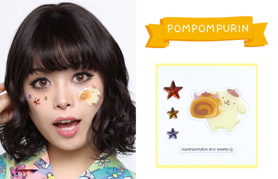 ポンポンプリンのフェイスシール