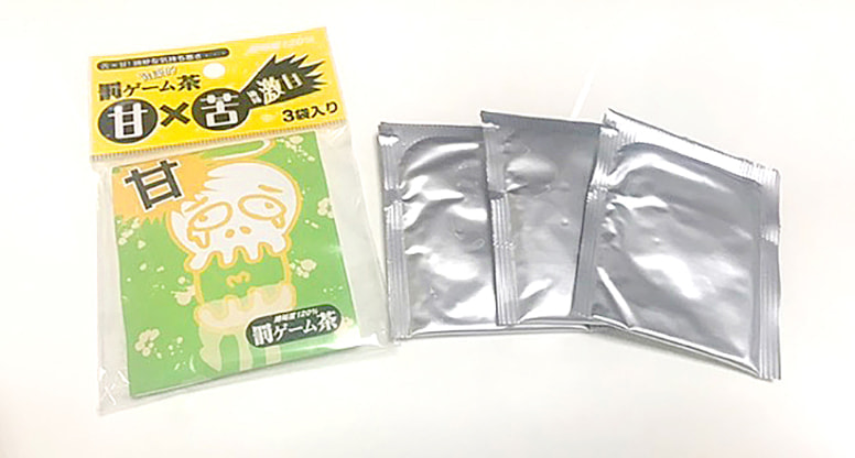 罰ゲーム茶の甜茶のパッケージ